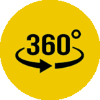 obejrzyj obiekt obracany 360 stopni